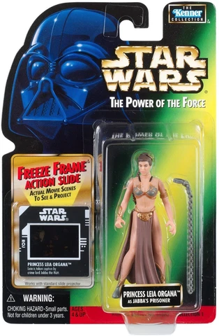 Star Wars Slave Girl Princess Leia (as Jabba's Prisoner) Power of the Force POTF Cover