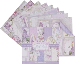 Stamperia Pad Carta Bifacciale 12"x12" 10/pkg-lilla 10 Disegni/1 Ciascuno - Foto 1 di 12