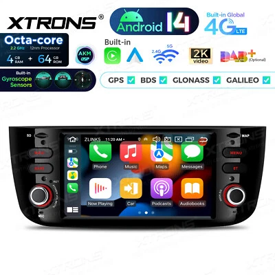 6,2" Autoradio Android 14 4G+64GB Carpalay GPS Navi für Fiat Punto 199 Linea 323 - Bild 1 von 4