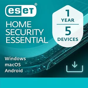 ESET Home Security Essential (Nod32) 2025 5 Device 1 Year - Picture 1 of 8