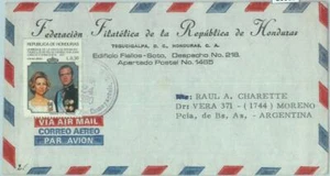 86080 - HONDURAS - POSTAL HISTORY - Airmail COVER to ARGENTINA 1980 - ROYALTY - Picture 1 of 1