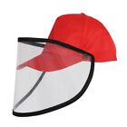 Detachable Dual-use Baseball Cap Full-face Protective Hat Unisex Anti Dust BG