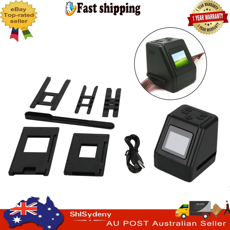Protable 35mm Negative Slide Film Scanner Digital Photo Converter Slide Viewer