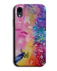 Multicoloured Oil Birds Painting Photo Phone Case Cover Bird Fairy Rainbow AW54
