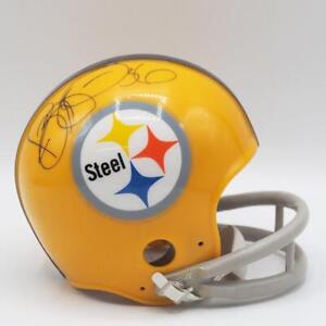 Jerome Bettis Autographed Pittsburgh Steelers Mini Helmet Hall Of Fame