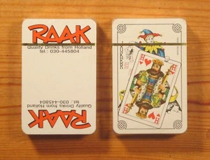 *NUEVO EMBALAJE ORIGINAL* 1 x Bridge Poker RAAK Drinks Holanda Países Bajos Joker Made in Belgium - Imagen 1 de 4