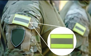 High Visibility Official Velcro® Range Safety Patch Combat Military Reflective - Picture 1 of 2