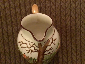 Fox Hunt Hunting Small Wedgwood Multichrome Hound Handle Jug As Is - Picture 1 of 9