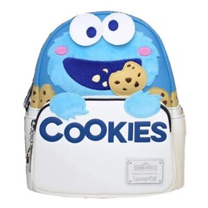 Loungefly Cookie Monster Sesame Street Mini Backpack SeaWorld Exclusive NWT