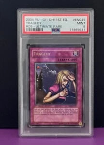 2004 Yugioh Tragedy RDS-EN049 1st Edition Ultimate Rare PSA-9 MINT - Picture 1 of 12