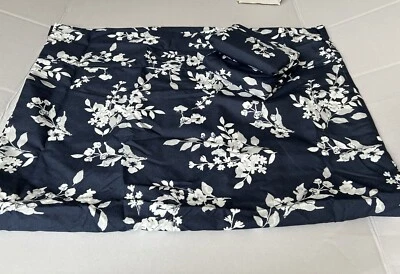 Charisma Pillow Cases Set of 2 Queen Size blue white floral - Image 1 of 4