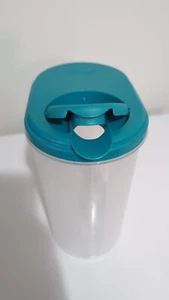 1 Gallon Pitcher Blue Atoll Lid and Tab with Clear Base Freezer and D - Picture 1 of 5
