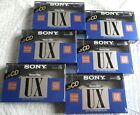 6 X Sony Ux 60 (Type Ii) [1992-1994]  - Blank Audio Cassette Tapes New Sealed