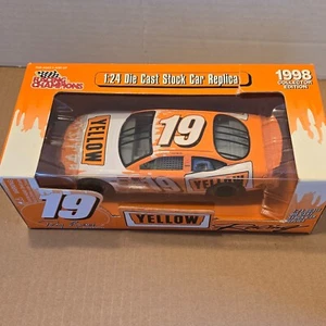 1998 Yellow Racing 1:24 Scale Die-Cast Replica Collector Edition #19 Tony Raines - Picture 1 of 4