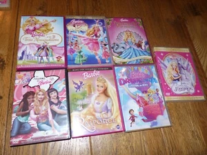 Lot 7 DVD Barbie - Imagen 1 de 2