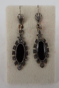 Neugablonz Dieter Knobloch: Paar Ohrringe im Jugendstil mit Emaille (84657) - Bild 1 von 3