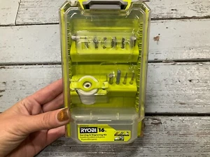 RYOBI A90AS16 16 pcs Carving & Engraving Kit For Wood Metal Plastic Glass - Picture 1 of 1