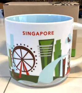 Taza de café Singapur Starbucks 14 oz colección You Are Here nueva con caja - Imagen 1 de 5