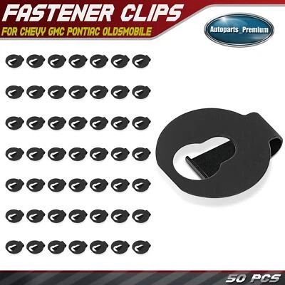Clip de retención de varilla de acelerador de metal de 6,35 mm 50 piezas para Chevy GMC Pontiac Oldsmobile Foto 1 de 4