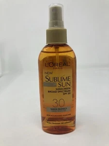 L'Oreal Paris Sublime Sun Sheer Protect SPF 30 Oil Spray, 5 oz U21A Discontinued - Picture 1 of 4