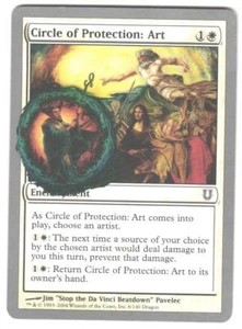 Magic_the_gathering Unhinged Circle of Protection: Art #6 2004,MTG,LP Common - Picture 1 of 2