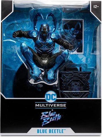 DC Multiverse Blue Beetle 12 Inch Statue Figure - Blue Beetle Cover
