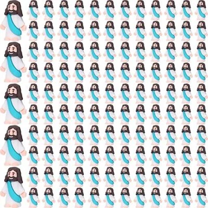 Barydat 200 Pack Mini Jesus Figurines Bulk Tiny Jesus Toys Little Jesus Figures - Picture 1 of 1