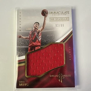 2016-17 immaculate patch yao Ming the standard 92/99 - Picture 1 of 3