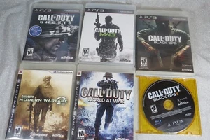 PS3 Call Of Duty Game Bundle Lot (6) Modern Warfare - Picture 1 of 11