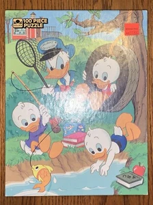 Vintage Huey Dewey & Louie Disney 100 Piece 12" x 15" Jigsaw Puzzle Golden 1986 - Picture 1 of 8