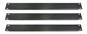 3x 1U 19" Blanking Plates Panel Cable Management for Data Network Lan Rack - Picture 1 of 1