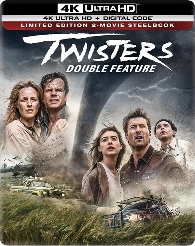 Twisters Double Feature (Steelbook) [New 4K UHD Blu-ray] Ltd Ed, Steelbook, 4K Foto 1 de 1