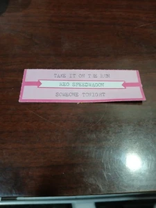 Reo speedwagon title strip - Picture 1 of 1