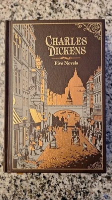 Charles Dickens: 5 Five Novels Leather Collectible Barnes and Noble Edition - Image 1 of 3