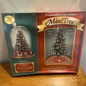 Kit de mini árbol de Navidad con cuentas de vidrio Westrim premontado nuevo sellado - Imagen 1 de 8