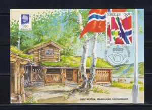 NORUEGA: 1992 COMO NUEVO FDC / TARJETA - SCOTT # 1030 - OLIMPICS LILLEHAMMER 94 - Imagen 1 de 2