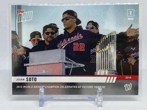 Juan Soto 2019 Topps Now Offseason #OS3 World Series Victory Parade PR: 471 - Bild 1 von 2