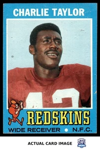 1971 Topps #26 CHARLIE TAYLOR Washington Redskins HOF VG-EX - Picture 1 of 4