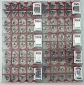 100 pcs Tungaloy cermet inserts: TNGG160408R-C TNGG332R-C NS9530 - Picture 1 of 2