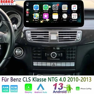 12.8 Zoll Für Benz CLS Klasse NTG 4.0 2010-2013 Carplay Radio BT RDS GPS 4G+64G - Picture 1 of 15