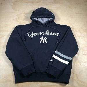 A4737 Damen New York Yankees New Era Pullover Script Hoodie Gr. Small - Bild 1 von 12