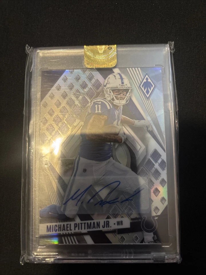 2023 Panini Phoenix - Michael Pittman Jr. #83 Silver Autographs (AU) - Image 1 of 2