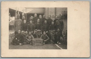 POSTAL ANTIGUA FOTO REAL CHINA TENTSEN TIANJIN GRUPO MILITAR RPPC - Imagen 1 de 2