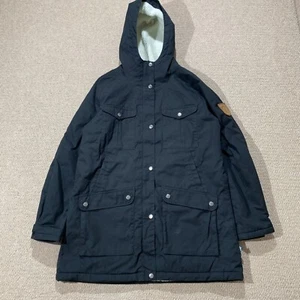 Fjällräven Greenland Parka Jacke Damen Large schwarz Winter Sherpa gefüttert G-1000 - Bild 1 von 13