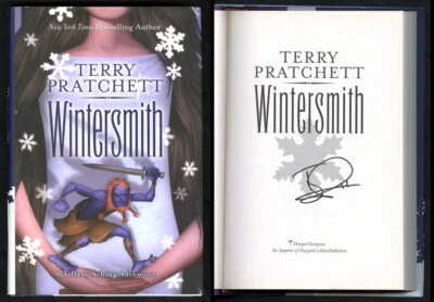 Terry Pratchett SIGNED Wintersmith HC 1st Ed Pr PSA AUTOGRAPHED Tiffany Aching - Image 1 of 4