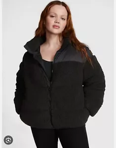 VS PINK COZY FLEECE QUILTED PUFFER JACKET SM - Picture 1 of 3