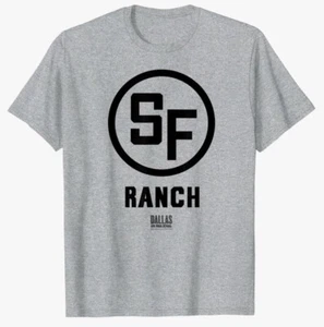 Dallas TV Series Southfork Ranch (SF) Gray T-Shirt Extra Large Men’s - Picture 1 of 1