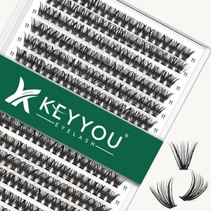 Lash Clusters 300pcs Individual Lashes 40D 0.07C Curl 11mm DIY Eyelash Extens... - Picture 1 of 6