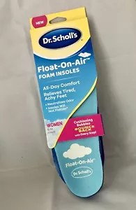 Dr. Scholl's Float On Air Foam Insoles Women 6-10 tired achy feet relief - Picture 1 of 7