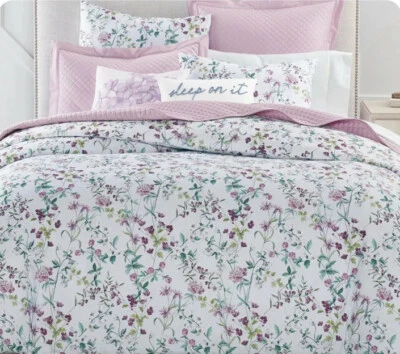 Charter Club Damask Floral Vines Full / Queen Duvet & Shams Set 😃😃 👍 - Image 1 of 3